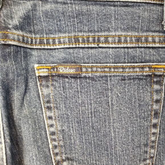 Riders by Lee Capri Denim Jeans Women's High Waist Capris Size 14 - Picture 12 of 12